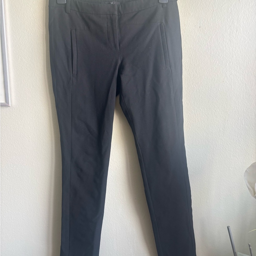 Tibi Black Straight Leg Pants